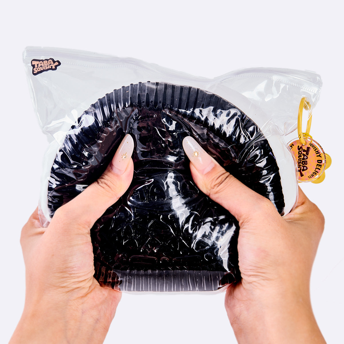 Jumbo Black-white Sandwich Cookie Taba Squishy - Image 5