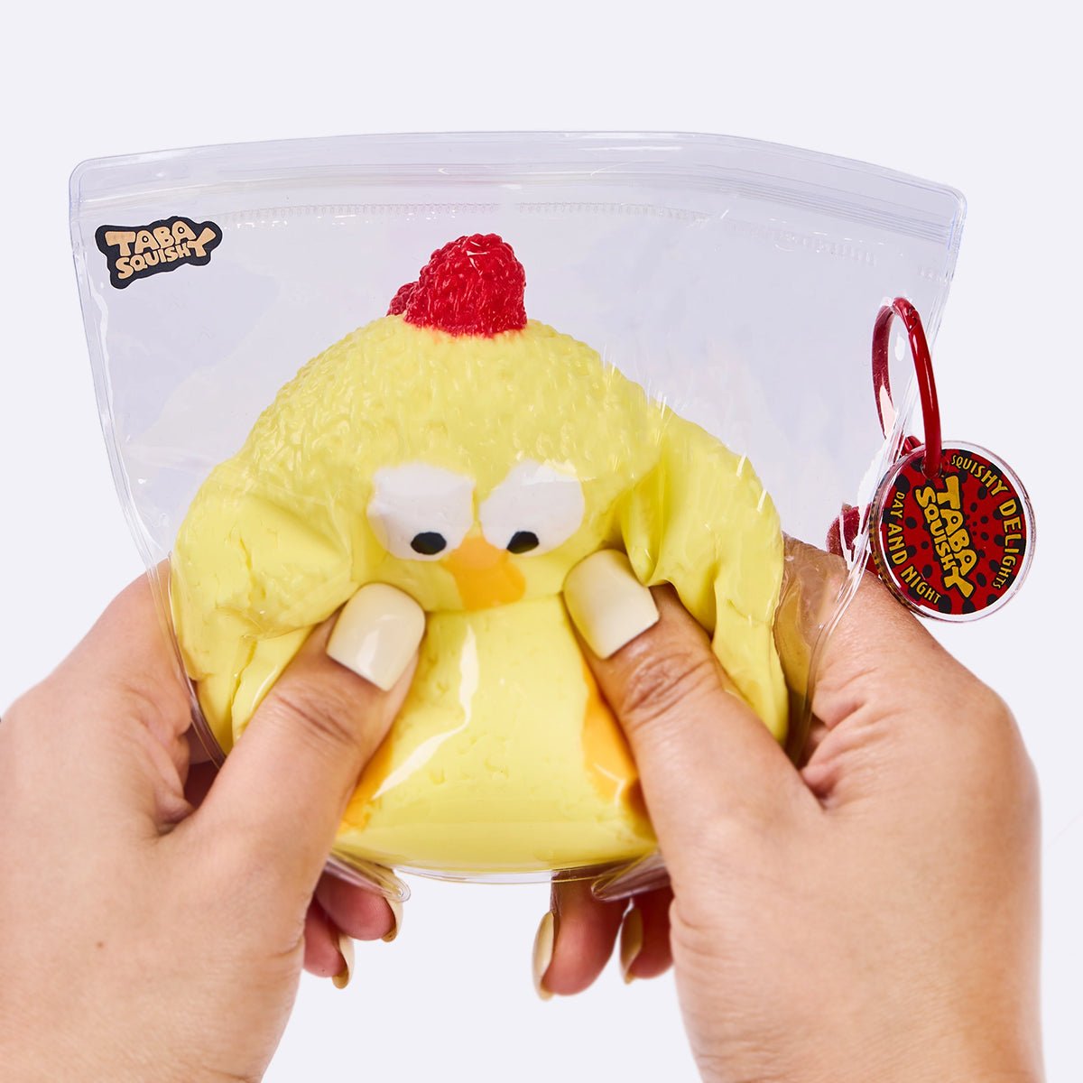 Knitted Yellow Chick Taba Squishy - Image 5