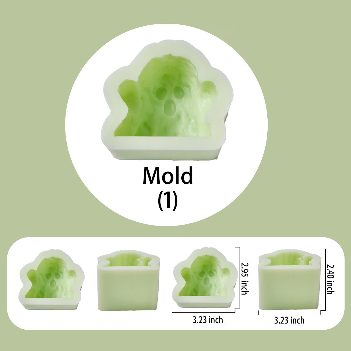 Ghost Taba Squishy DIY Mold Set - Image 3