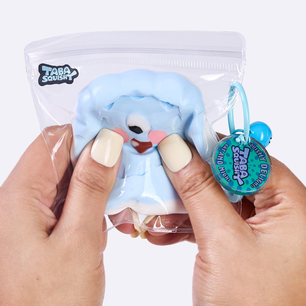 Blue Cute Monster Sandwich Cookie Taba Squishy - Image 5