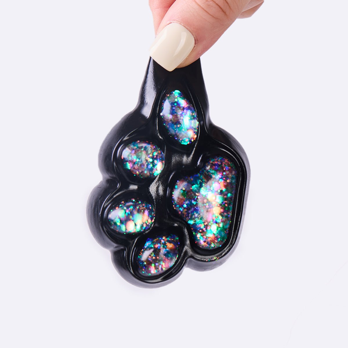 100g Black-bling Paw Taba Squishy - Image 4