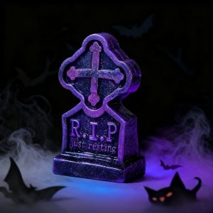 Glitter Black-purple Tomb Taba Squishy